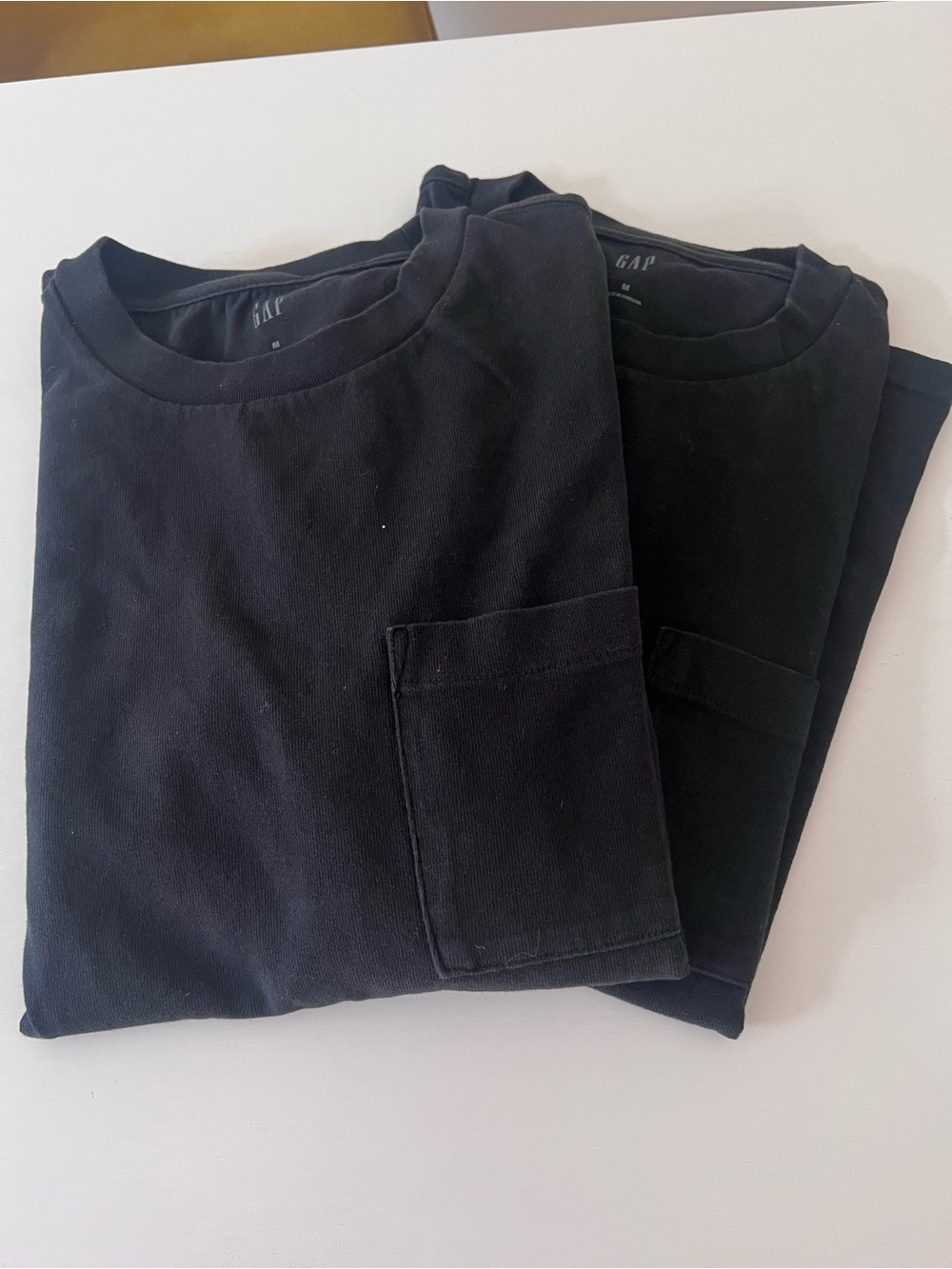 GAP Men’s Black Short Sleeve Pocket Tee -Set of 2